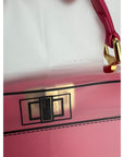 FENDI Mini Peekaboo Pink Leather Handbag