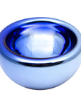 NOVICA Handmade Blue Opal Blown Glass Bowl