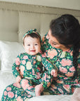 Jolie Floral Ruffle Zip One Piece