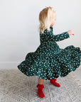 Bamboo Kids Girl Toddler Clothing Swing Dress Dottie