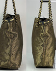 Louis Vuitton Metallic Jacquard double Jeu Soft Gold Tote