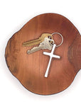 Aluminum Cross Keychain