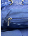 Chanel Lambskin Quilted Small Urban Spirit Blue Backpack