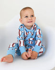Children Kids Clothing Sweatsuit 2PC Hoodie Set Bambino Baseball