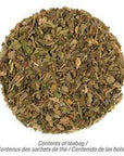 Organic Cascade Peppermint Herbal Tea (25 Loose-Leaf Pyramid Teabags Carton)