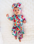 Maggie Ruffle Zip Bamboo Baby Zip Sleepies Little Outfit