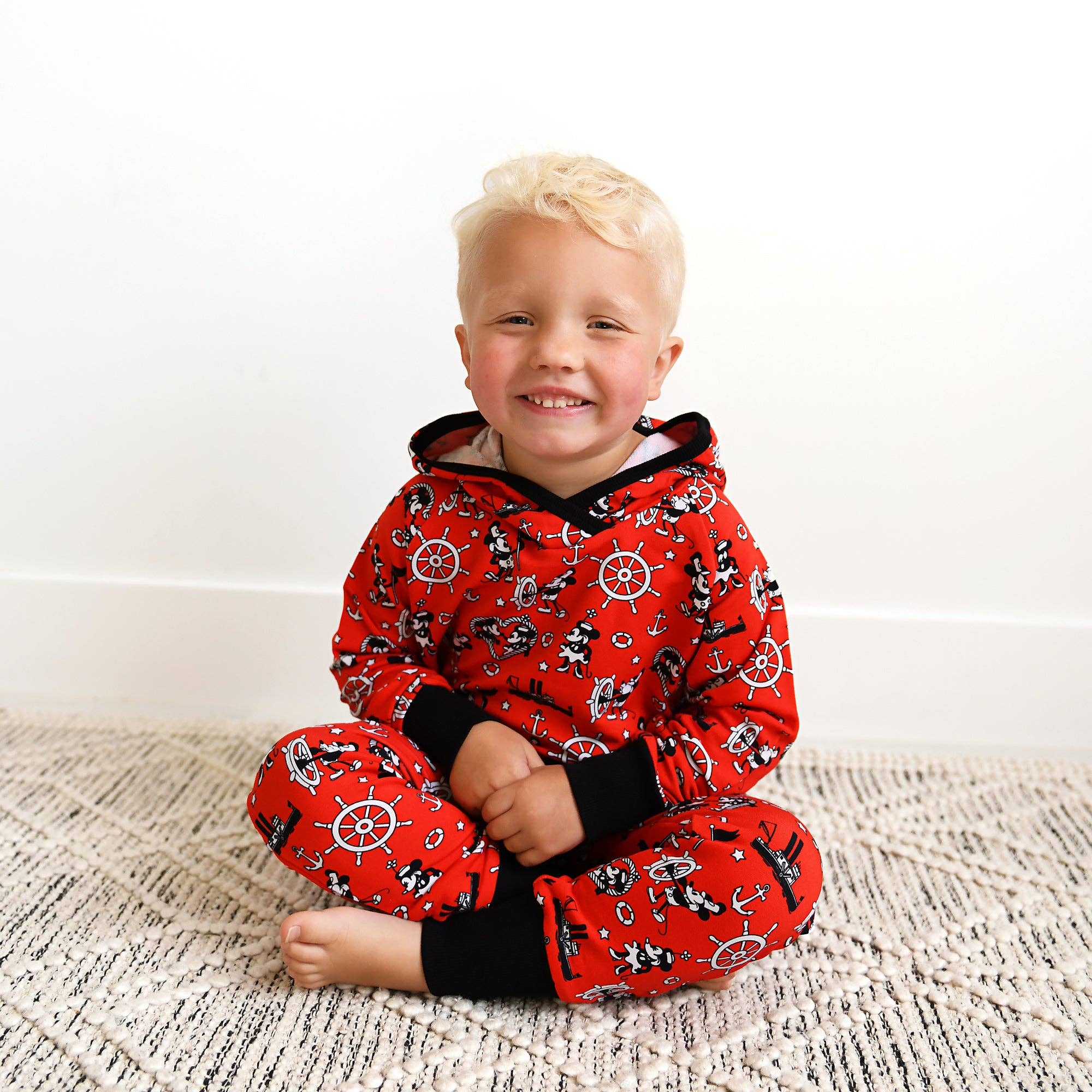 Gigi and Max Steamboat Willie Hoodie Set