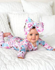 Natalie Nutcracker Ruffle Zip Bamboo Christmas Baby