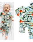 Gigi & Max Tommy Fish Zip Onesie
