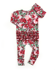Gigi and Max McKenna Ruffle Zip Romper