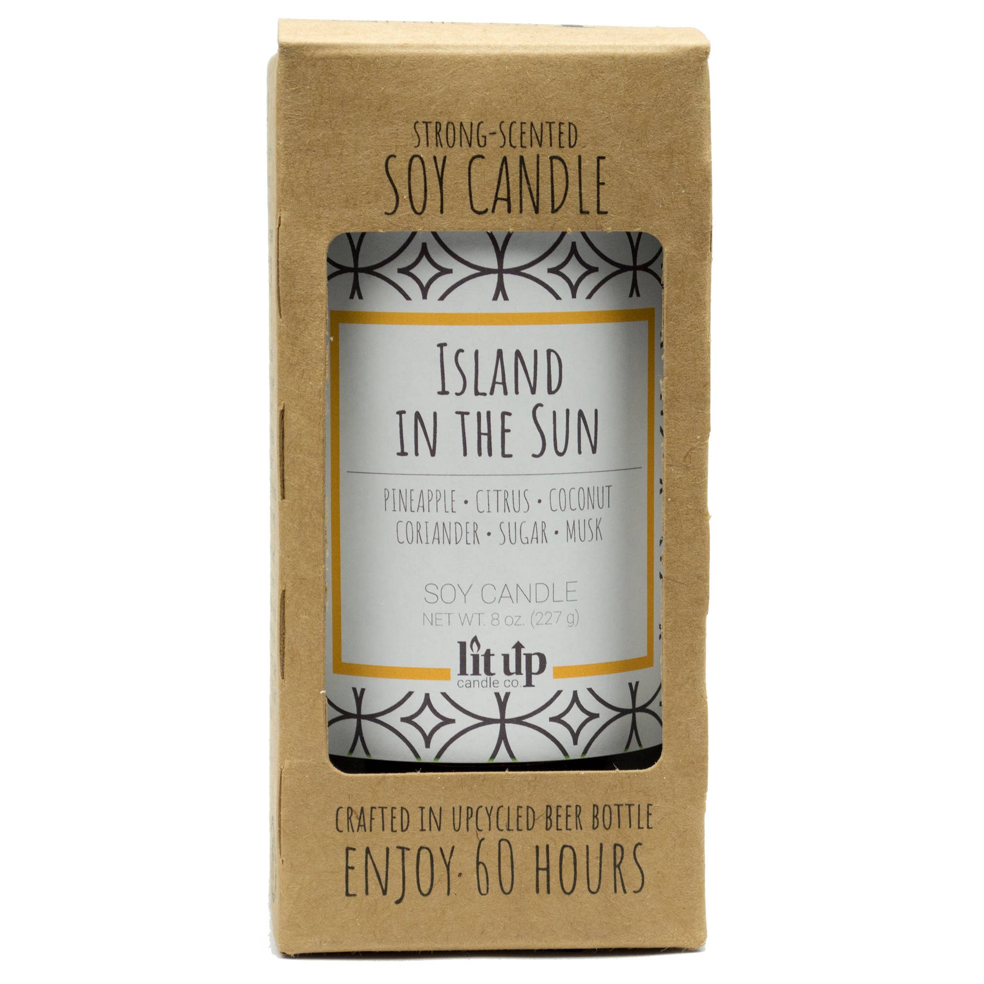 Lit Up Candle Island In The Sun