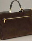 Dolce & Gabbana Suede My Sicily Top Handle