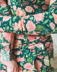 Jolie Floral Ruffle Zip One Piece