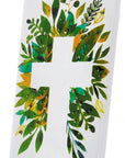 Flatyz Cross with Greenery Candle