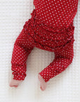 Ivy Red Dot RUFFLE ZIP