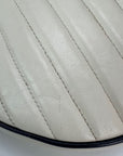 Gucci GG Azalea Matelasse Leather Round Mystic White Shoulder Bag