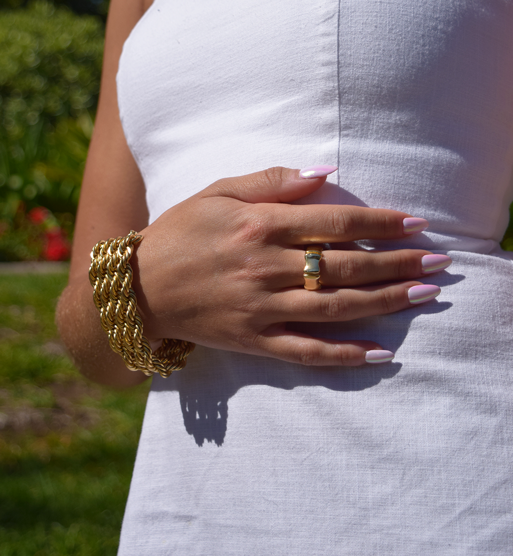 Karine Sultan Antique Rope Chain Bracelet