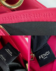 FENDI Mini Peekaboo Pink Leather Handbag
