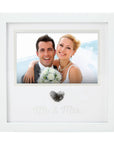 Mr. & Mrs. Wedding Thumbprint Heart Frame