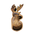 Deer wood bowl