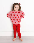 Gigi and Max Liv Heart Baby Girl Sweater