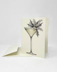 s.e. hagarman Christmas Martini Stationery Set
