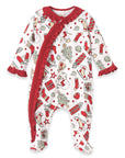 Tesa Babe Christmas Bamboo Zipper Romper
