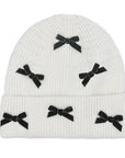 Mini Velvet Bows Beanie