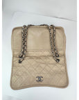 Chanel Grained leather Medium Natural Beauty Beige Flap Bag