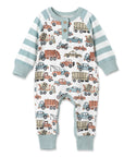 Tessa Babe Let's Ride Bamboo Henley Romper