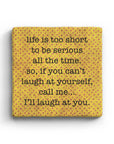 Laugh at Yourself - Marble Coaster