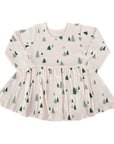 finn + emma Organic Cotton Winter Trees Twirl Dress