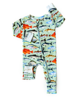 Gigi & Max Tommy Fish Zip Onesie