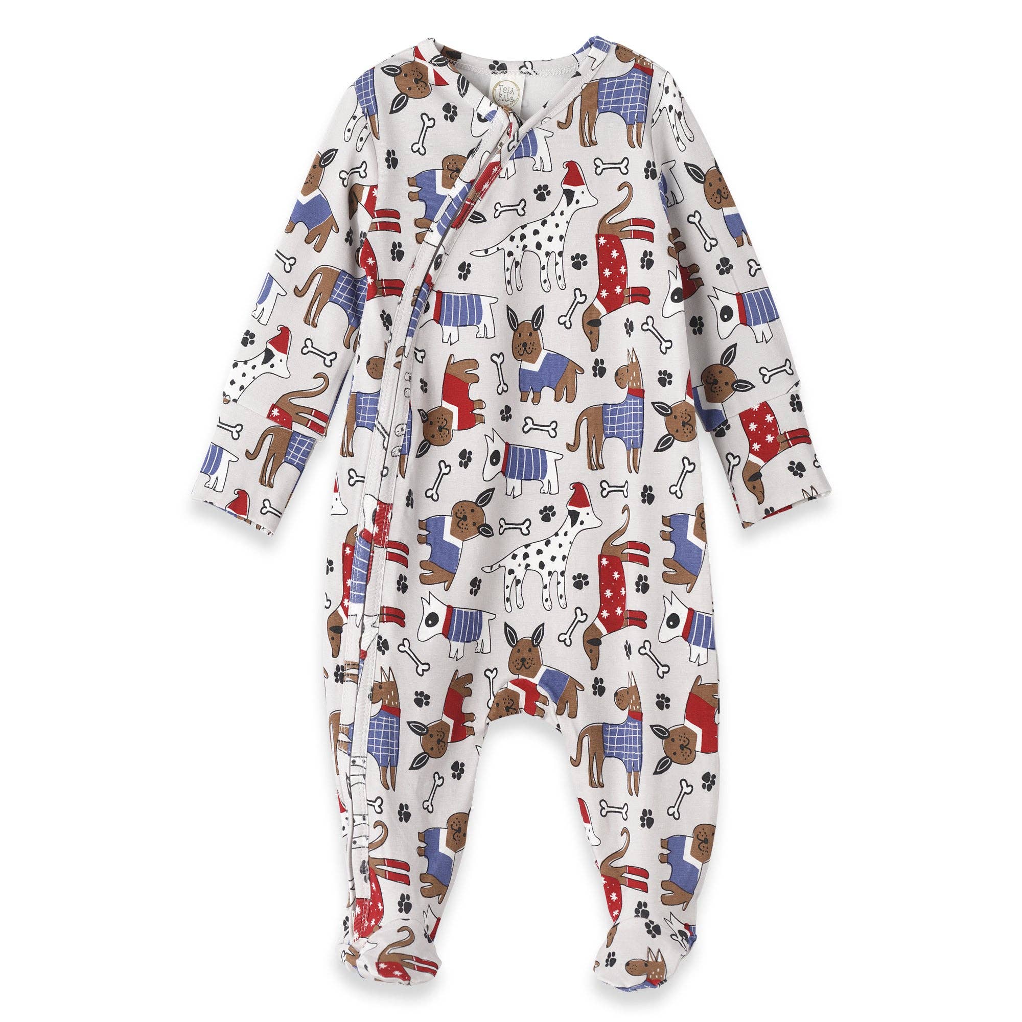 Tesa Babe Pawsome Pals Bamboo Zipper Romper