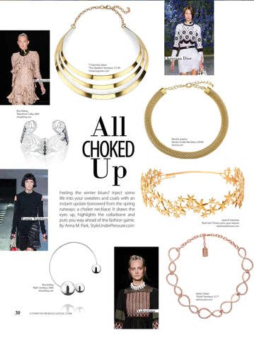 Karine Sultan Infinity Pave Collar Necklace