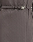 Elegant FENDI FF Silk Jacquard Dress – Luxury Designer Fashion