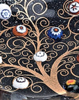 Heart table photo frame, Tree of Life, black cm 20