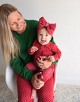 Ivy Red Dot RUFFLE ZIP