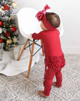 Ivy Red Dot RUFFLE ZIP