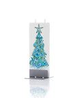 Flatyz Sea Shell Coral Christmas Tree Candle