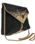 Mary Frances Olive You Crossbody Clutch