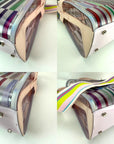 Delvaux PVC Tempete The Eye Catcher Multicolor Satchel Bag