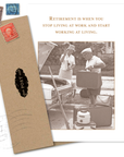 Working At Living Retirement Card