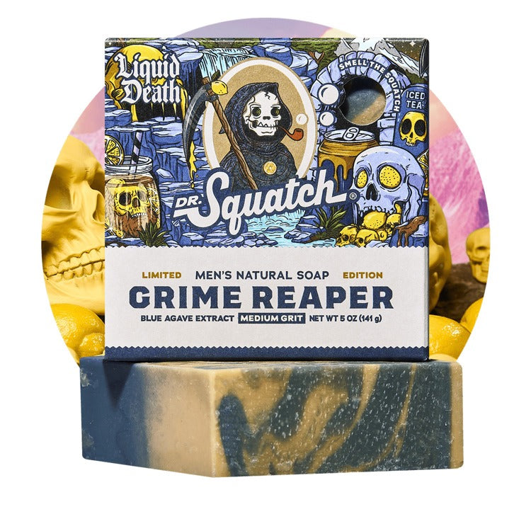 Dr. Squatch Soap Grime Reaper Bar Soap