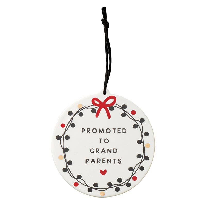 Stephan Baby Promoted to Grandparents Christmas Ornament