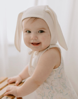 finn + emma Organic Cotton Baby Bunny Ears Bonnet