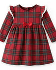 Christmas Bamboo Holiday Dress – Classic Red Plaid Charm