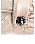Chanel Lambskin Quilted Pile Ou Face Flap Beige Clair Shoulder Bag