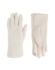 Sherpa Touchscreen Gloves - Cream