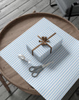 Elegant Blue Striped Wrapping Paper